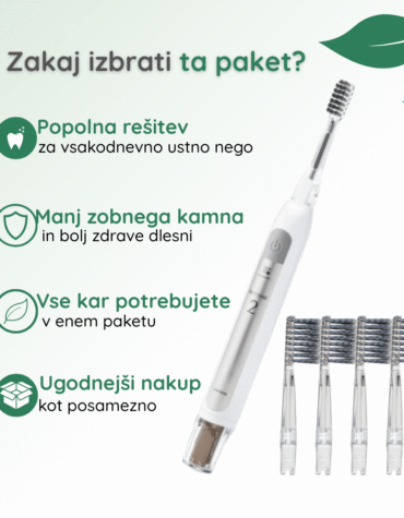 Zobna ščetka s spiralnimi ščetinami